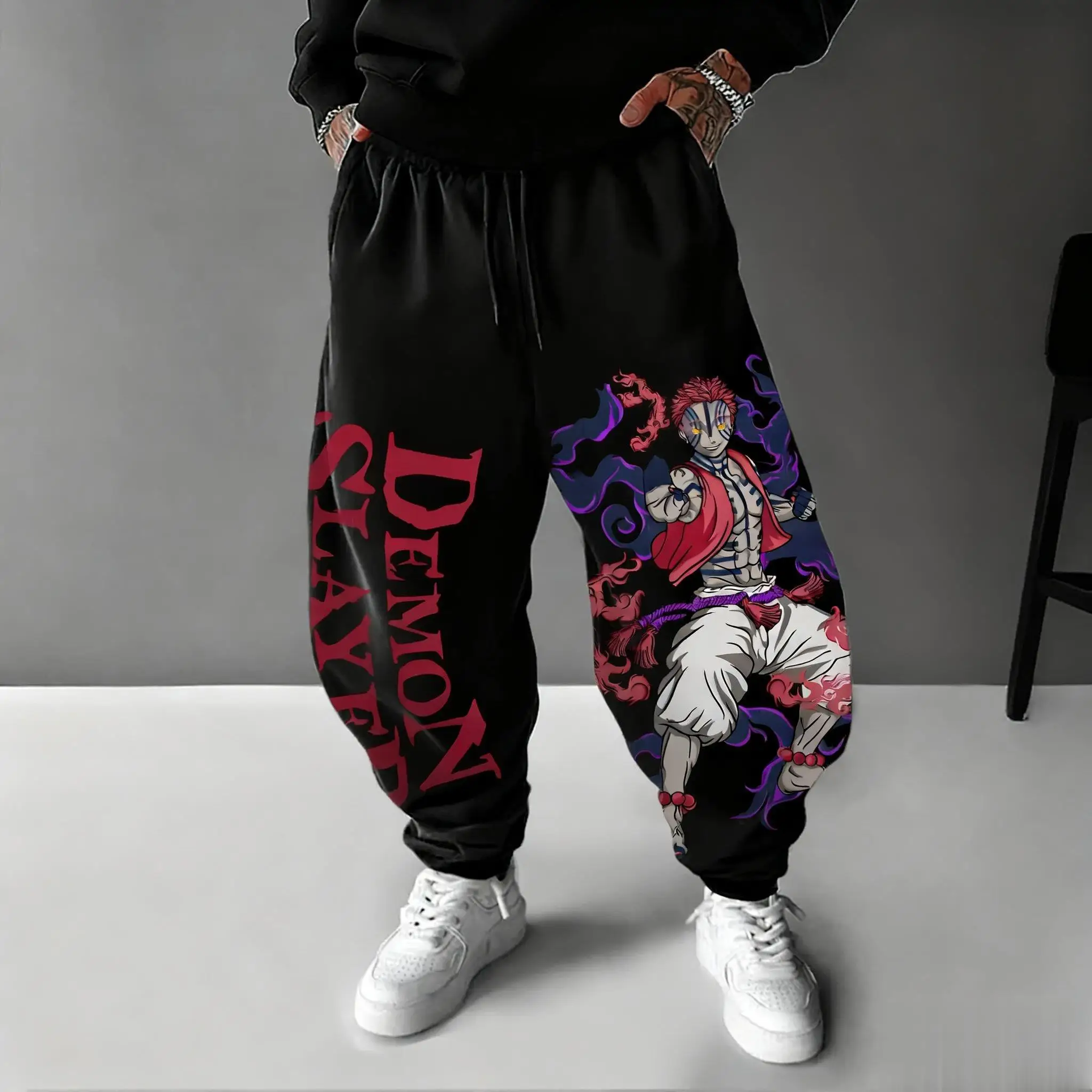 Winter Clothing Japan - 2026 Demon Slayer Akaza Anime Pants