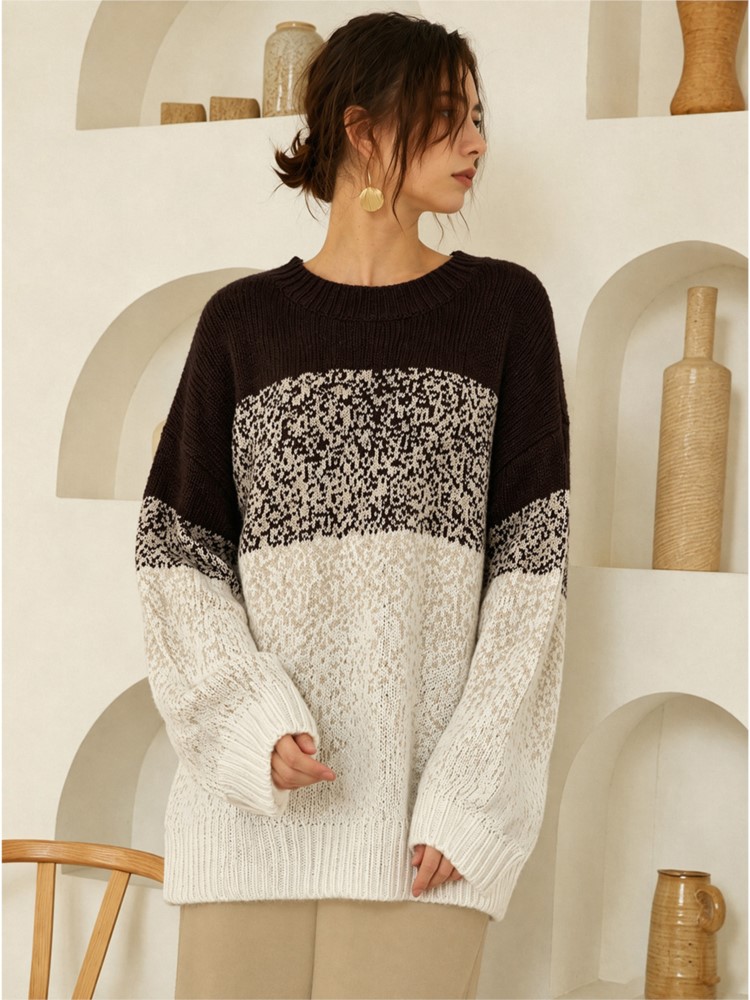 Winter Clothing For Plus Size Women - 여성용 플러스 사이즈 캐주얼 니트 겨울