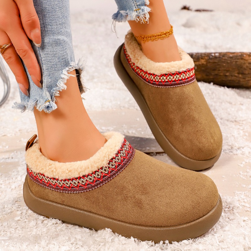 Snow Boot Fur Lined - 2027 새로운 여성용 플러시 슬리퍼 패셔너블한
