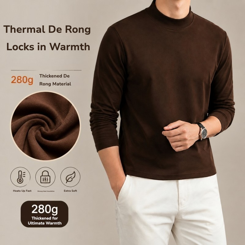 Thermal Base Layer - 남성용 280g 양면 데롱 보온 긴팔