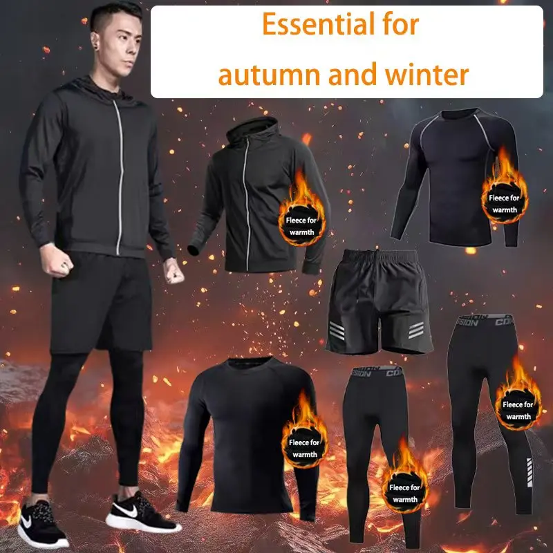 Thermal Base Layer - 2025 남성용 아웃도어 스포츠 세트 6피스