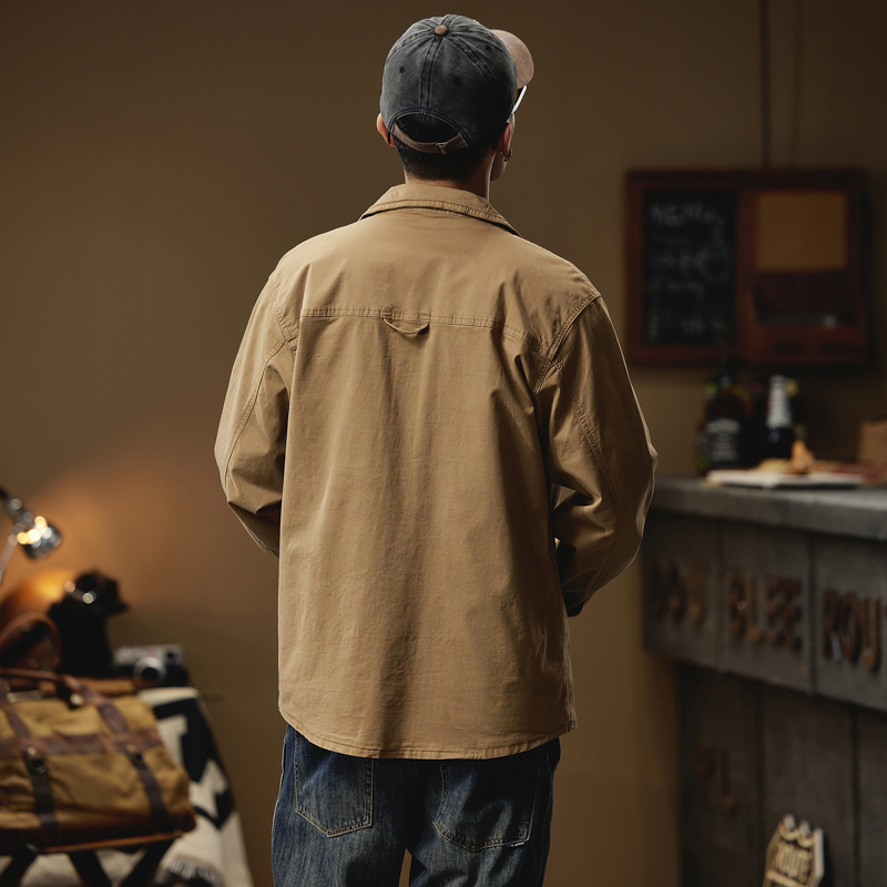 남성용 카고 셔츠, 긴팔 캐주얼 코튼 셔츠, 하이 퀄리 - Quality Winter Clothing Brand 리뷰 및 가격