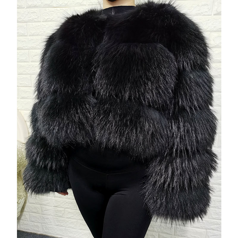 플러스 사이즈 탑스 브라운 퍼 마오마오콩 비만 여성용  - Winter Clothing For Plus Size Women 리뷰 및 가격
