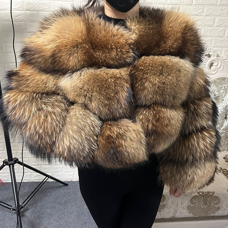 플러스 사이즈 탑스 브라운 퍼 마오마오콩 비만 여성용  - Winter Clothing For Plus Size Women 리뷰 및 가격