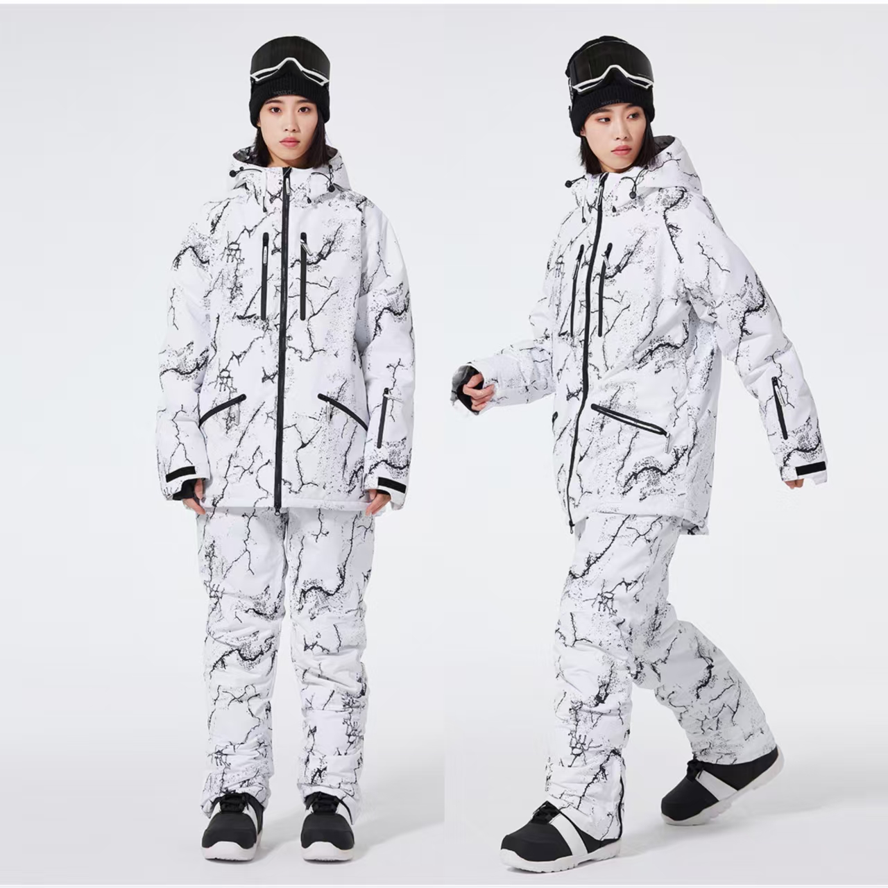 신상 패션 남녀 겨울 스키복 방수 스노보드 재킷과 바지 - Ski Pants Waterproof 리뷰 및 가격