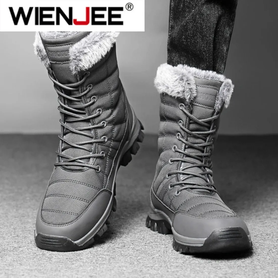 남성 겨울 스노우 부츠 방수 모피 안감 따뜻한 발목 부 - Snow Boot Fur Lined 리뷰 및 가격