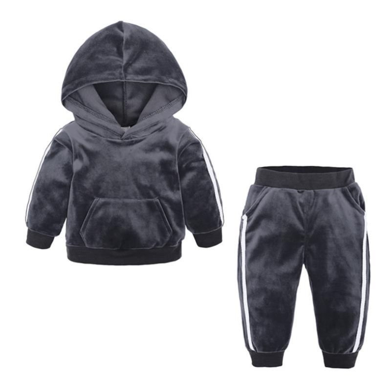 아기 벨벳 후드 의류 세트, 가을 용수철 어린이 세트, - Winter Clothing Activities For Toddlers 리뷰 및 가격