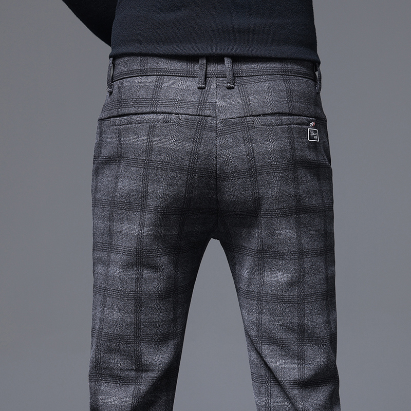 2025 새로운 격자 무늬 바지 남성 비즈니스 슬림 맞 - Quality Winter Clothing Brand 리뷰 및 가격