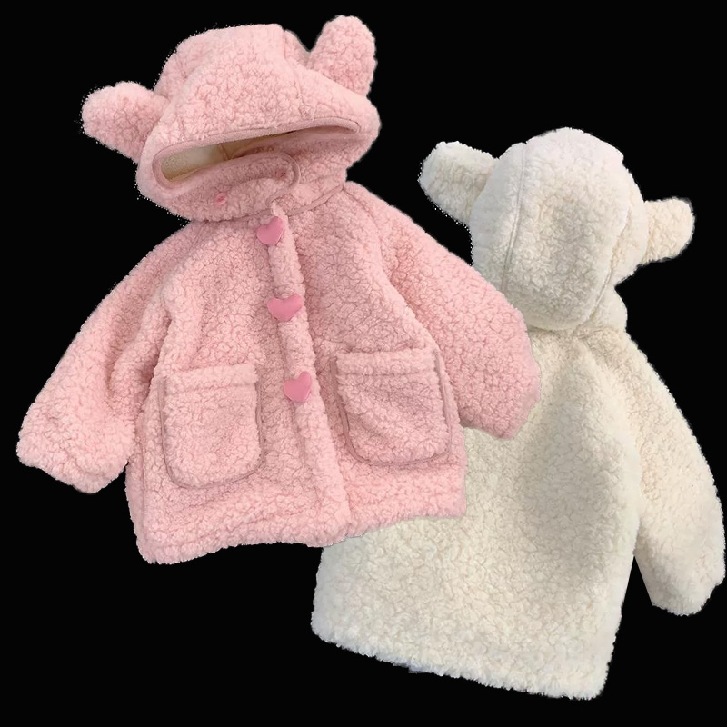 두꺼운 양털 소녀 코트 어린이 겨울 따뜻한 재킷 어린이 - Winter Clothing Activities For Toddlers 리뷰 및 가격