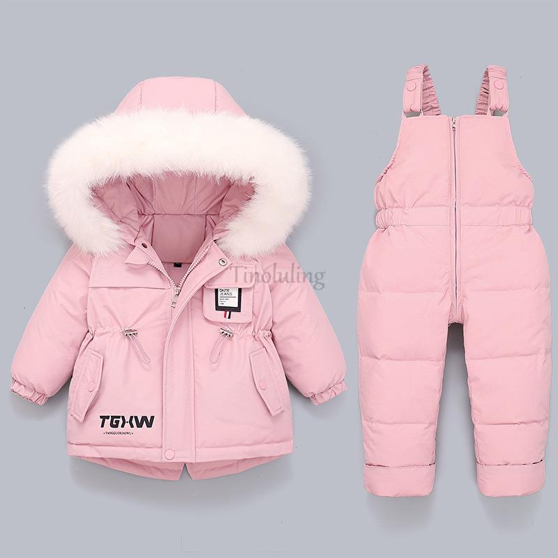 유아 여아 의류 세트, 따뜻한 다운 재킷, 두꺼운 모피 - Winter Clothing Activities For Toddlers 리뷰 및 가격