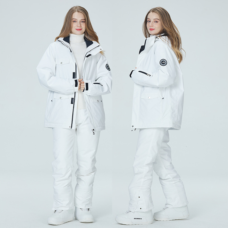 여성용 10K 퓨어 화이트 스키 복, 스노우 보드 의류 - Ski Pants Waterproof 리뷰 및 가격