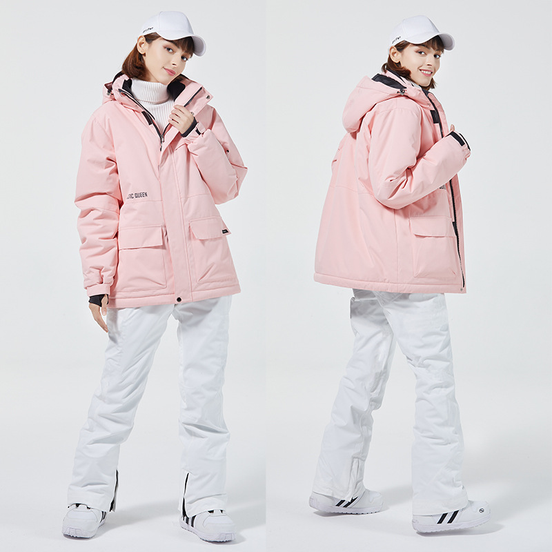 여성용 10K 퓨어 화이트 스키 복, 스노우 보드 의류 - Ski Pants Waterproof 리뷰 및 가격