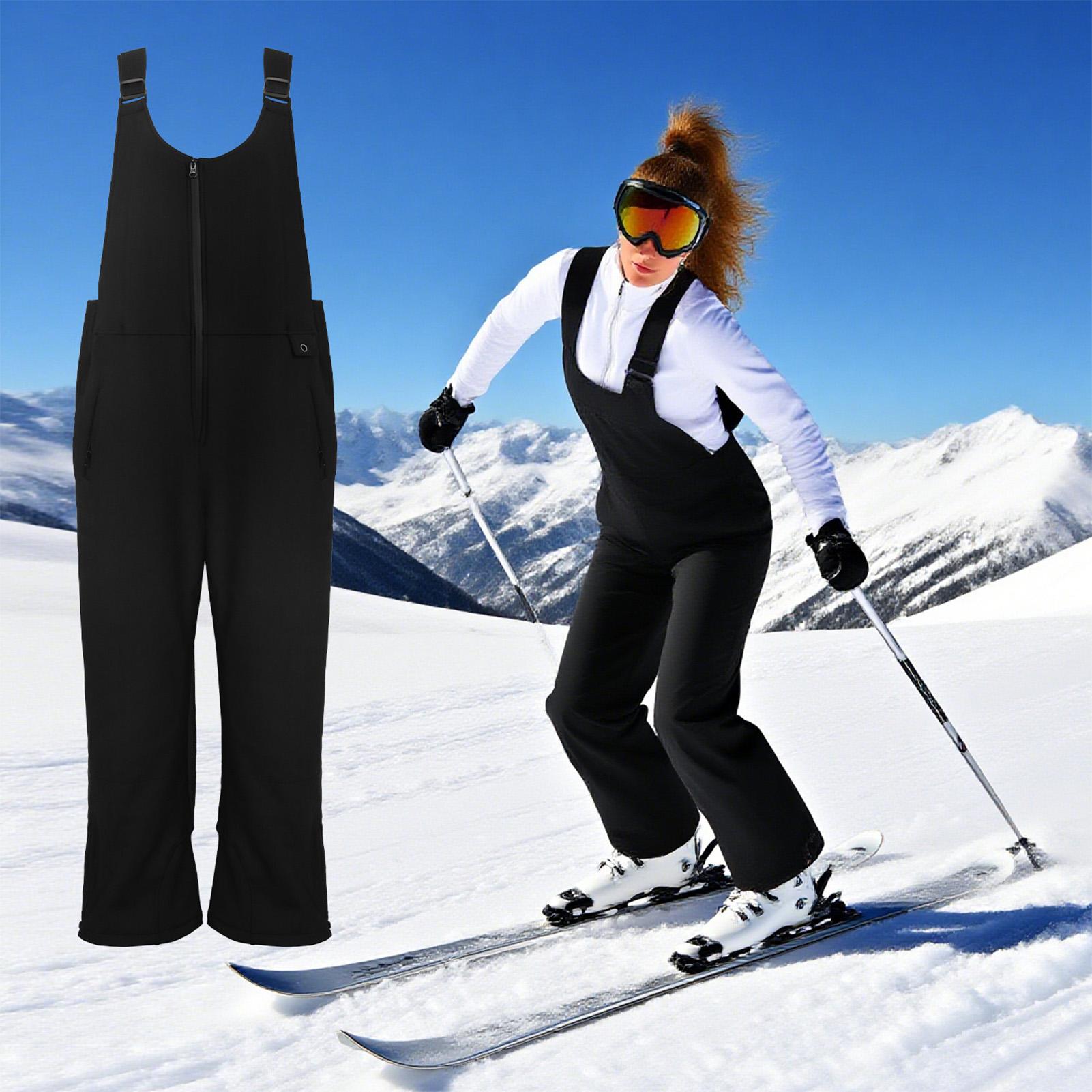 스키 작업복 여성용 방풍 방수 바지 조절 가능한 어깨  - Ski Pants Waterproof 리뷰 및 가격