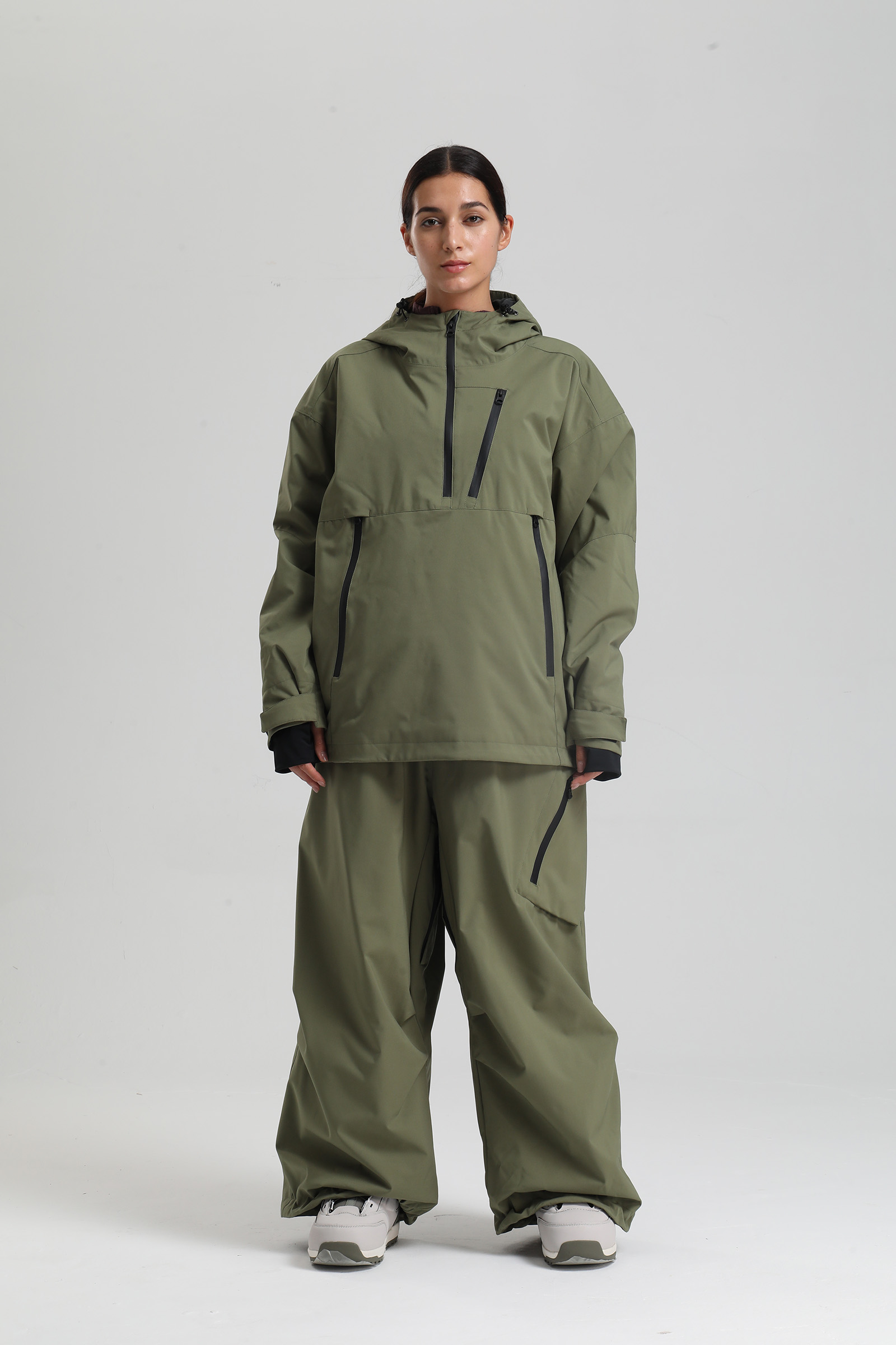 Gsou Snow 여성용 새 스키 복 루즈핏 후드 방풍 - Ski Pants Waterproof 리뷰 및 가격