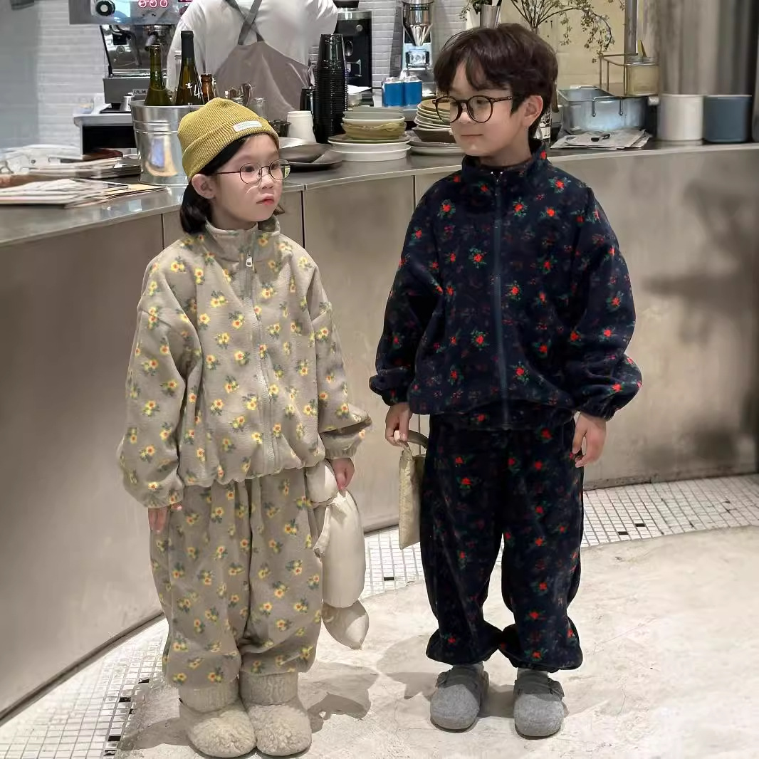 아기 소녀 소년 벨벳 의류 세트 유아 어린이 꽃 코트  - Winter Clothing Activities For Toddlers 리뷰 및 가격