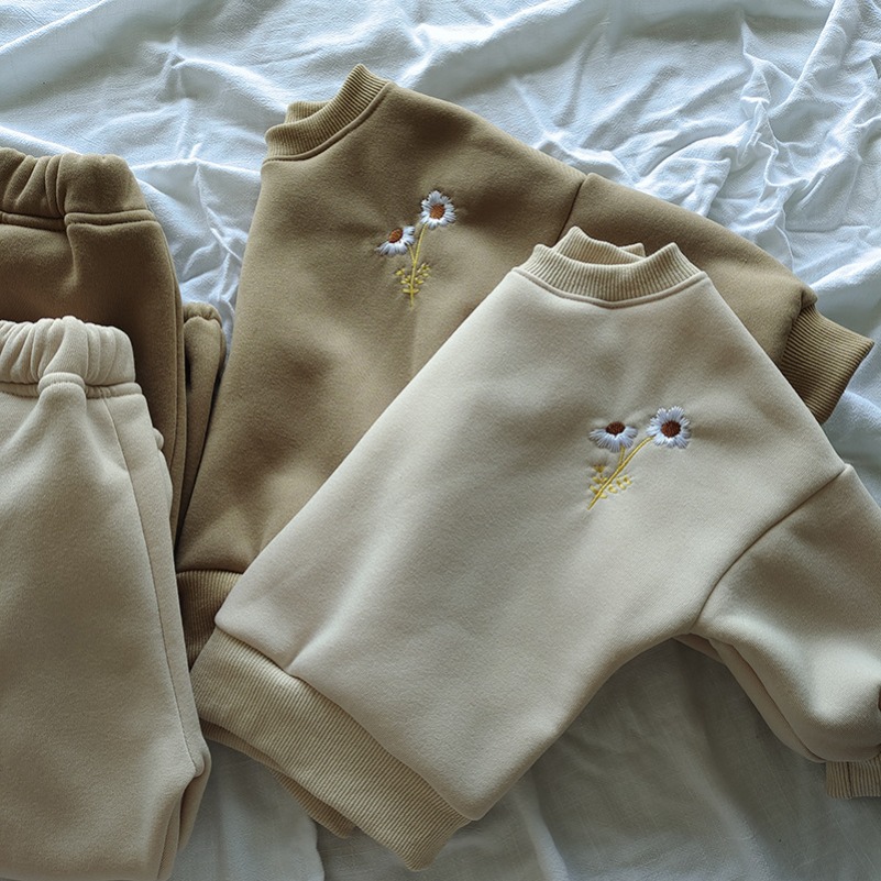 아기 소녀 플리스 풀오버 상의+바지 세트 가을 겨울 유 - Winter Clothing Activities For Toddlers 리뷰 및 가격