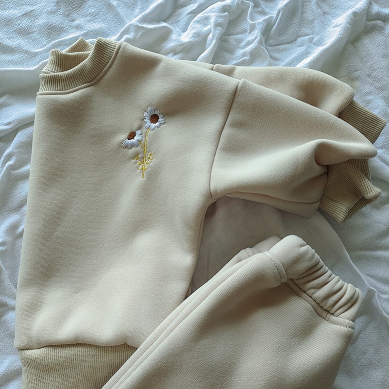 아기 소녀 플리스 풀오버 상의+바지 세트 가을 겨울 유 - Winter Clothing Activities For Toddlers 리뷰 및 가격