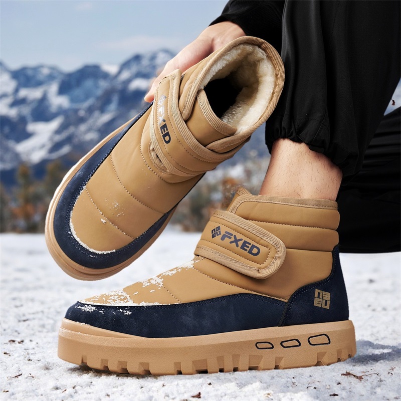 가을과 겨울 따뜻한 털 남성용 스노우 부츠 두꺼운 패션 - Snow Boot Fur Lined 리뷰 및 가격