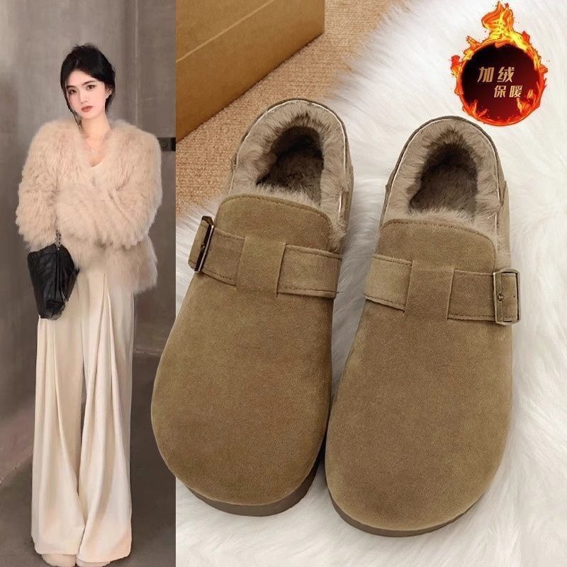 여성용 겨울 양털 안감 스노우 부츠 버클 스트랩 디자인 - Snow Boot Fur Lined 리뷰 및 가격