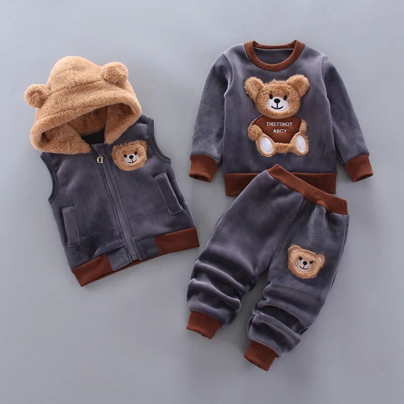 유아용 플러시 두꺼운 겨울 긴팔 슈트 만화 캐릭터 캐주 - Winter Clothing Activities For Toddlers 리뷰 및 가격
