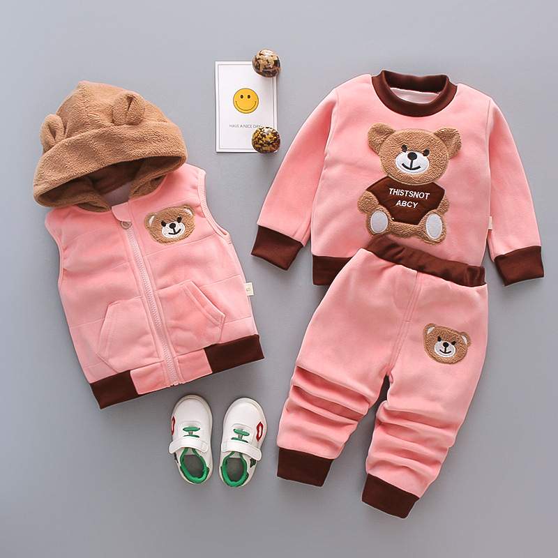 유아용 플러시 두꺼운 겨울 긴팔 슈트 만화 캐릭터 캐주 - Winter Clothing Activities For Toddlers 리뷰 및 가격