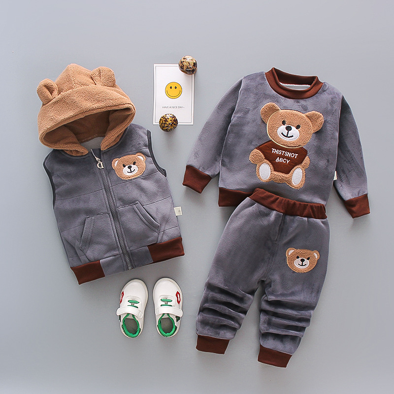 유아용 플러시 두꺼운 겨울 긴팔 슈트 만화 캐릭터 캐주 - Winter Clothing Activities For Toddlers 리뷰 및 가격