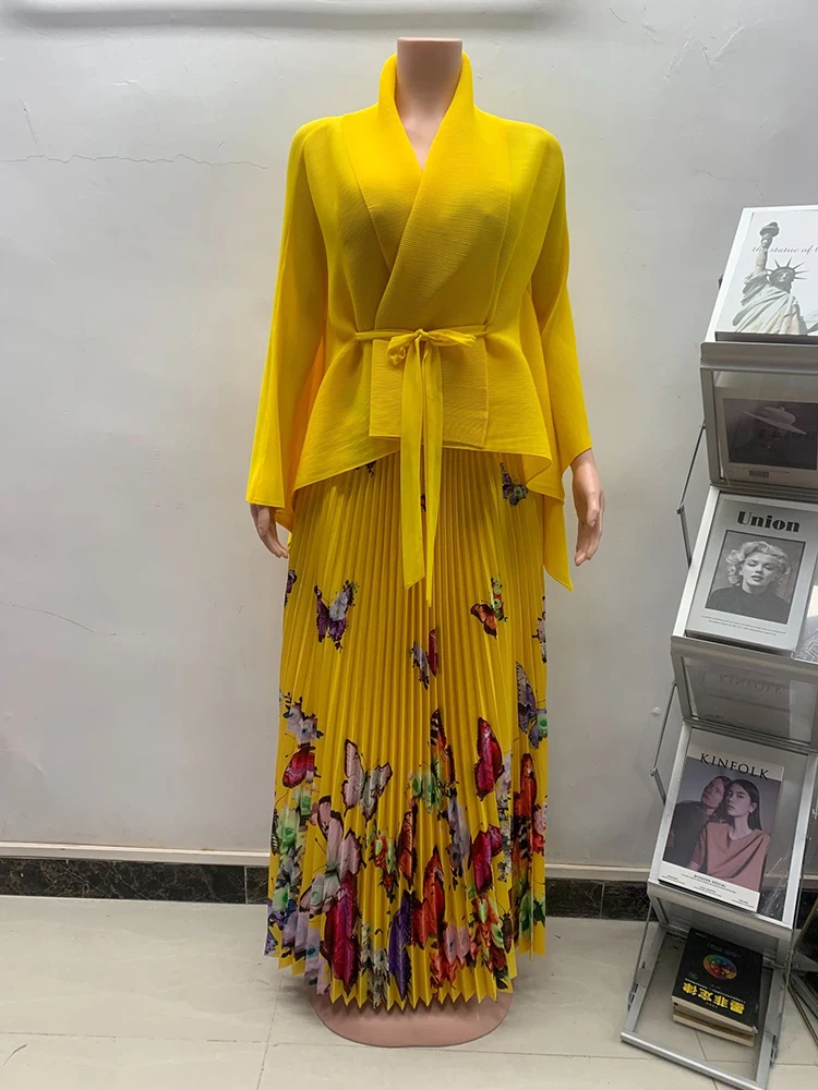 ANLAN 플리츠 폴드 스커트, 세트 배트 슬리브, 솔 - Winter Clothing For Plus Size Women 리뷰 및 가격