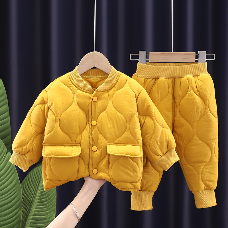 새로운 겨울 아기 남아 의류 세트 어린이용 두꺼운 단색 - Winter Clothing Activities For Toddlers 리뷰 및 가격