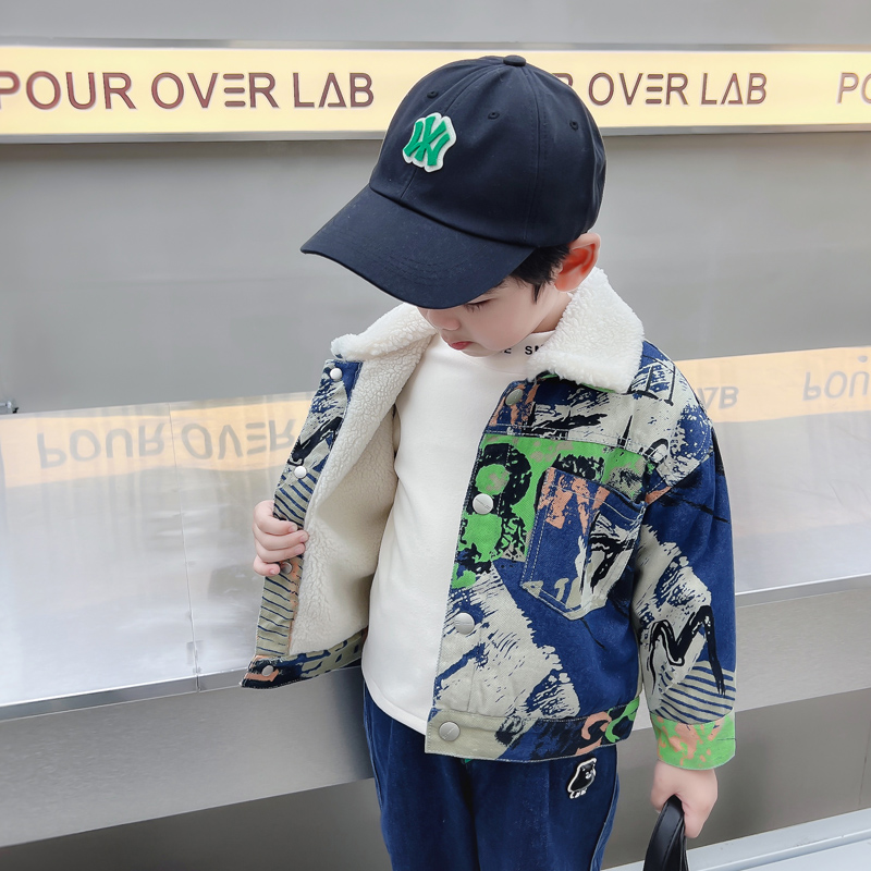 어린이 아기 따뜻한 데님 재킷 파카 코트 모피와 함께  - Winter Clothing Activities For Toddlers 리뷰 및 가격