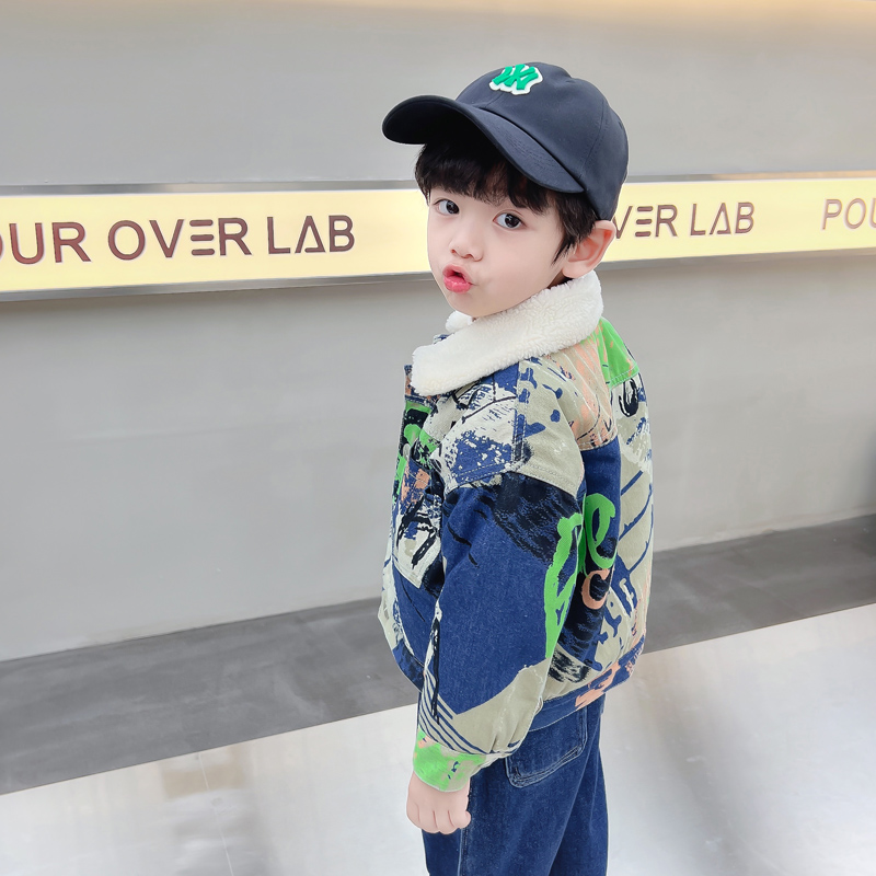 어린이 아기 따뜻한 데님 재킷 파카 코트 모피와 함께  - Winter Clothing Activities For Toddlers 리뷰 및 가격