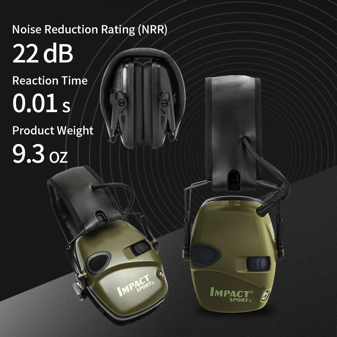 Honeywell 전술 전자 사격 귀마개, 소음 방지  - Ear Muff Foldable 리뷰 및 가격