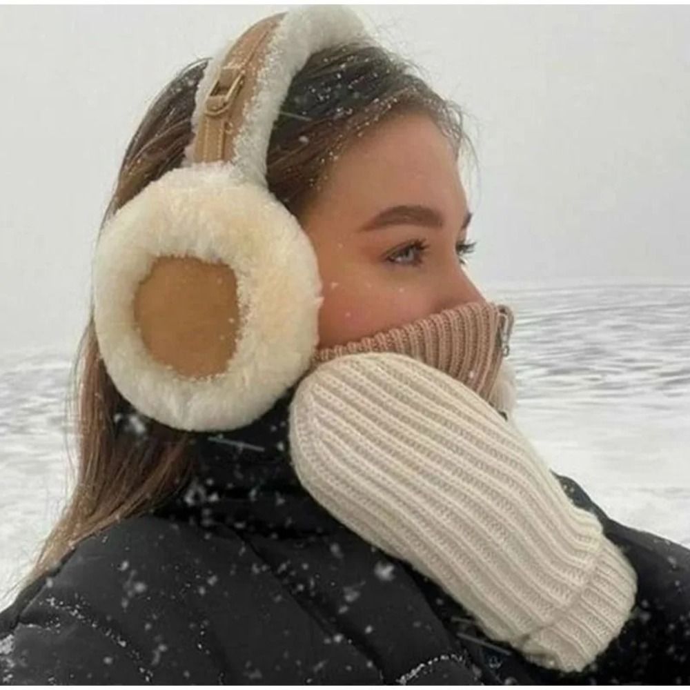 여성용 플러시 이어 머프 워머 접이식 이어 커버, 따뜻 - Ear Muff Foldable 리뷰 및 가격